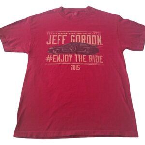 Men's Brick Red Hendrix Motorsports 24 Jeff Gordon Tee 2015, size Large